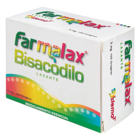 FARMALAX BISACODILO 5 MG 100 CAPSULAS BISACODILO