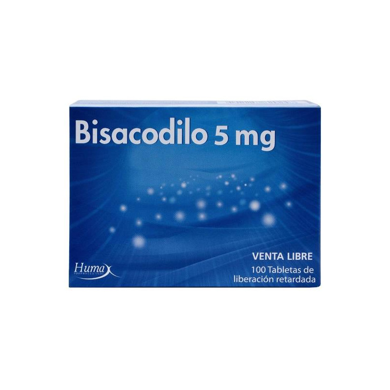 BISACODILO 5 MG 100 TABLETAS HP BISACODILO