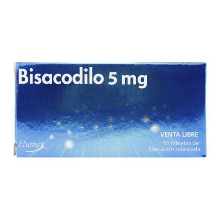 BISACODILO 5 MG 10 TABLETAS HP BISACODILO