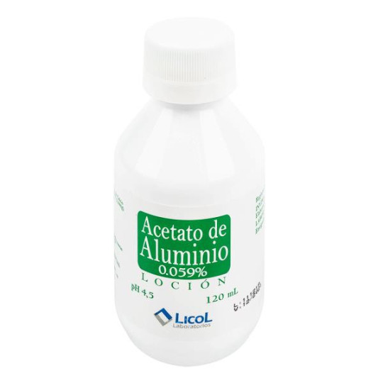 ACETATO DE ALUMINIO 120 ML LC ACETATO DE ALUMINIO