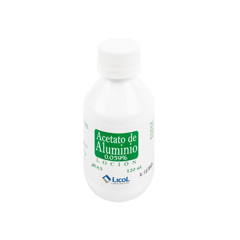 ACETATO DE ALUMINIO 120 ML LC ACETATO DE ALUMINIO