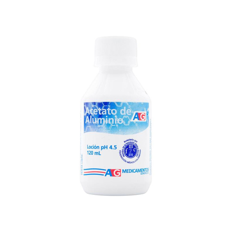 ACETATO DE ALUMINIO 120 ML AG ACETATO DE ALUMINIO