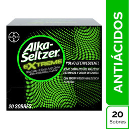 ALKA SELTZER EXTREME 20 SOBRES BICARBONATO DE SODIO