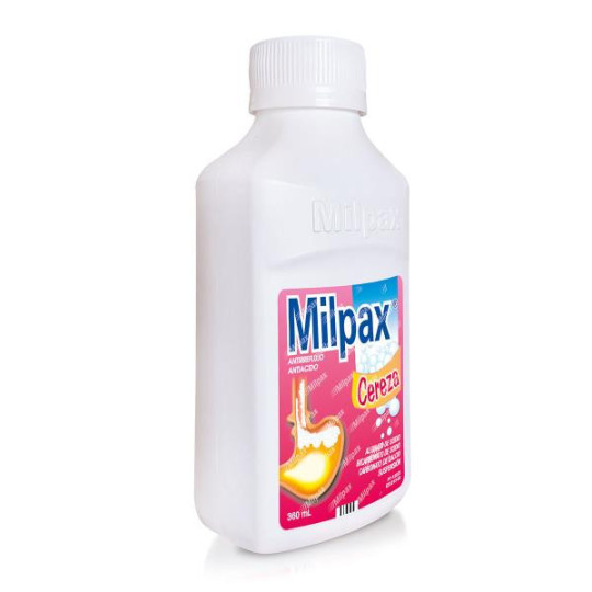 MILPAX SUSPENSION CEREZA 360 ML (PUMCV) ALGINATO-BICARBONATO