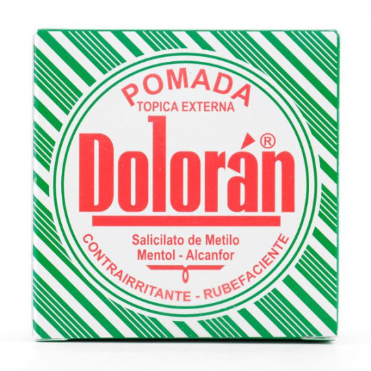 DOLORAN POMADA 20 GR UNIDAD SALICILATO DE METILO-MENTOL-ALCANFOR