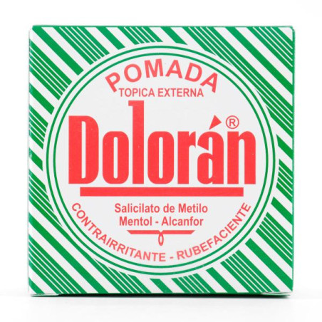 DOLORAN POMADA 20 GR UNIDAD SALICILATO DE METILO-MENTOL-ALCANFOR