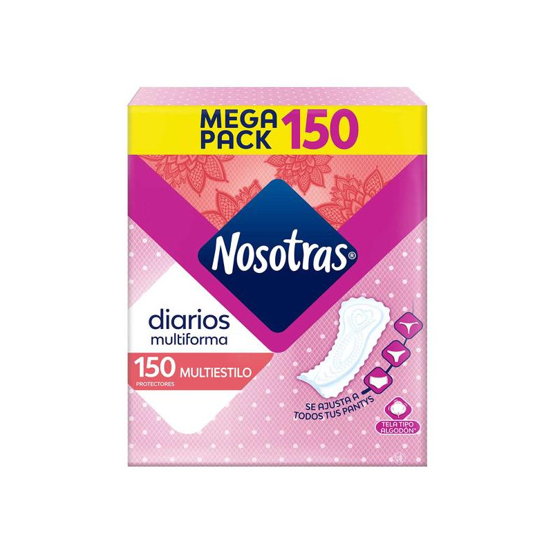 PROTE NOSOTRAS DIARIOS MULTIESTILO X 150 UDS