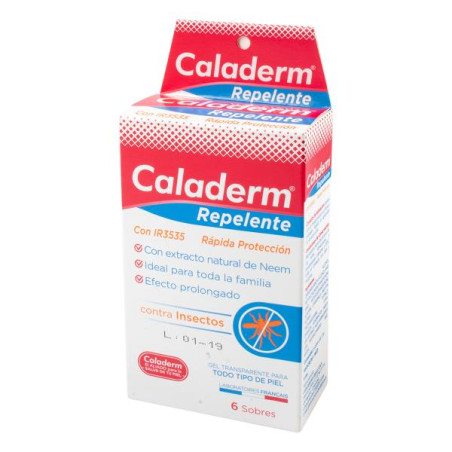 CALADERM REPELENTE DISPLAY 6 SOBRES 