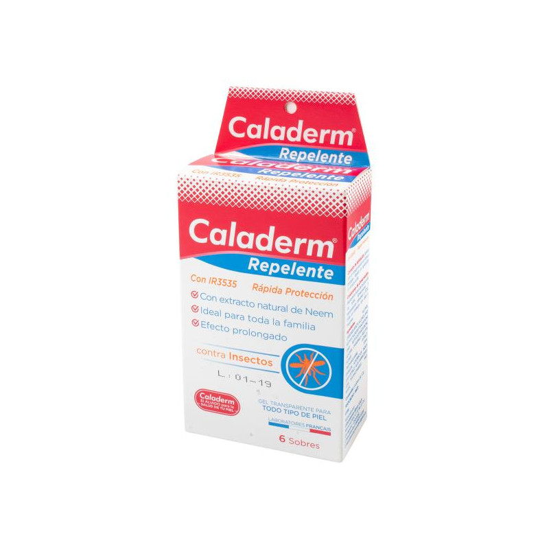 CALADERM REPELENTE DISPLAY 6 SOBRES 