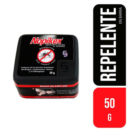 REPELENTE NOPIKEX BARRA 50 GR REPELENTES