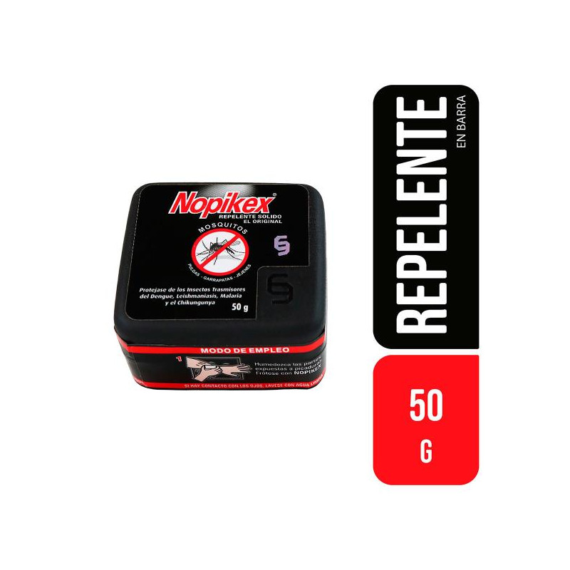 REPELENTE NOPIKEX BARRA 50 GR REPELENTES