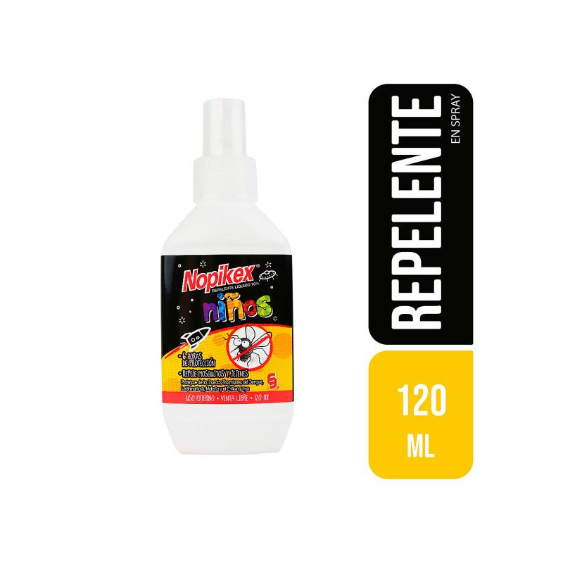 REPELENTE NOPIKEX NINOS SPRAY 120 ML REPELENTES