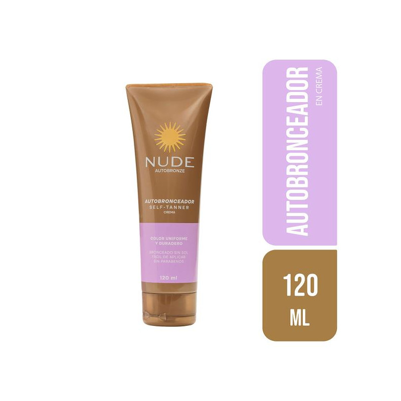 AUTOBRONCEADOR NUDE BRONZE CREMA 120 GR AUTOBRONCEADORES