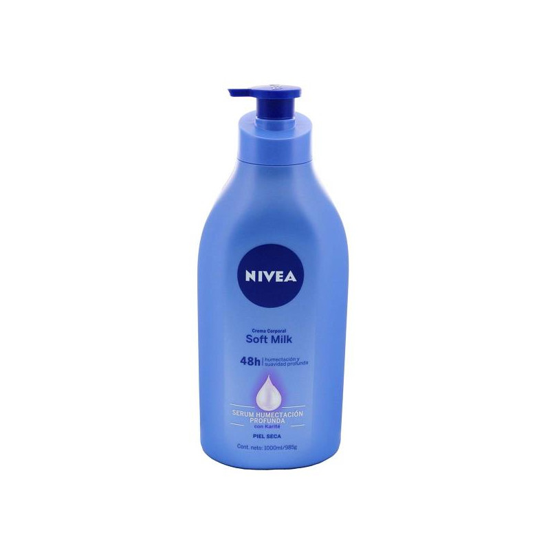 CREMA NIVEA BODY SOFT MILK SECA 1000 ML CREMAS