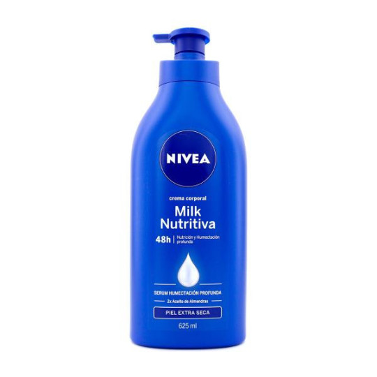 CREMA NIVEA BODY MILK NUTRITIVA 625 ML CREMAS 