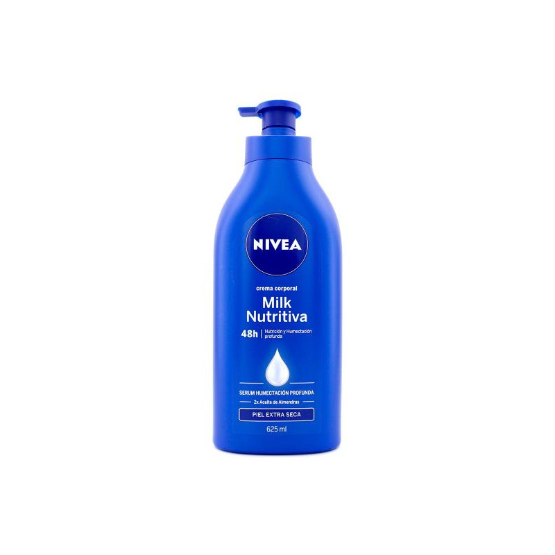 CREMA NIVEA BODY MILK NUTRITIVA 625 ML CREMAS 