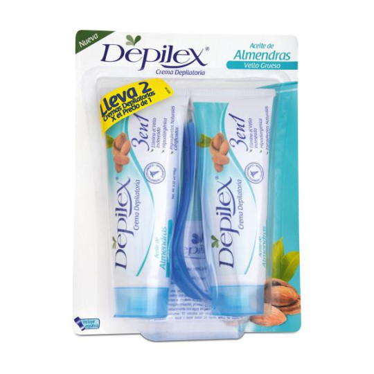 CREMA DEPILEX 3 EN 1 VEL.GRUESO 100G 2X1 DEPILADORES