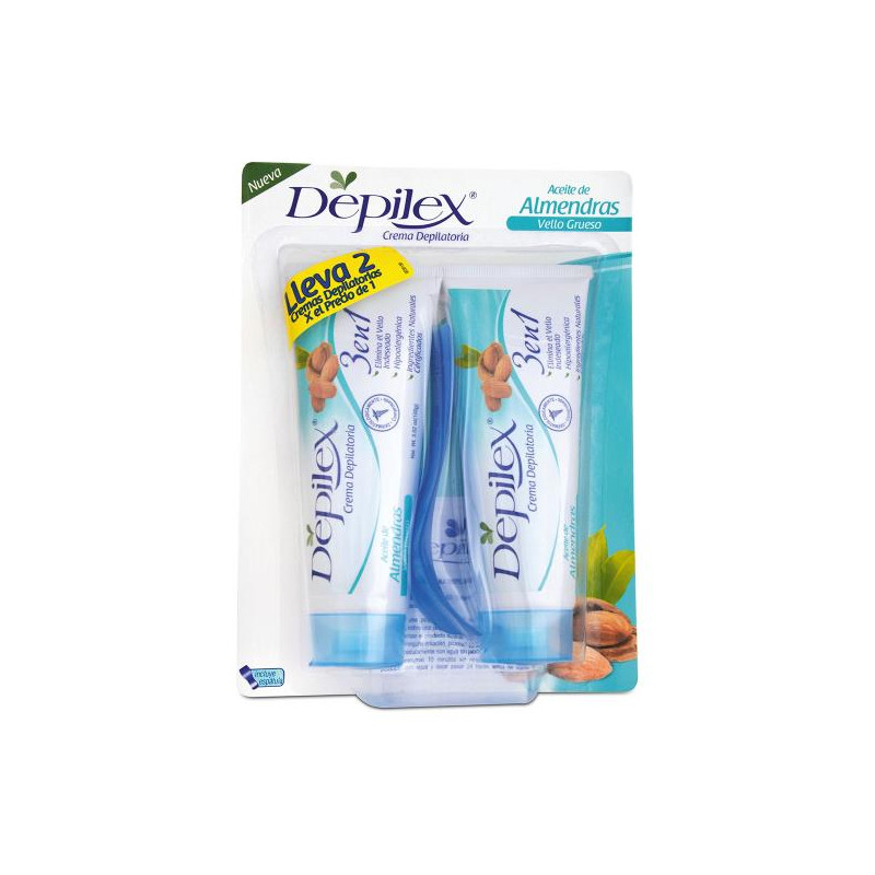 CREMA DEPILEX 3 EN 1 VEL.GRUESO 100G 2X1 DEPILADORES