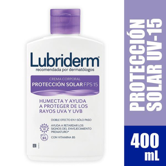 LUBRIDERM LOCION U.V.15 400 ML LOCIONES