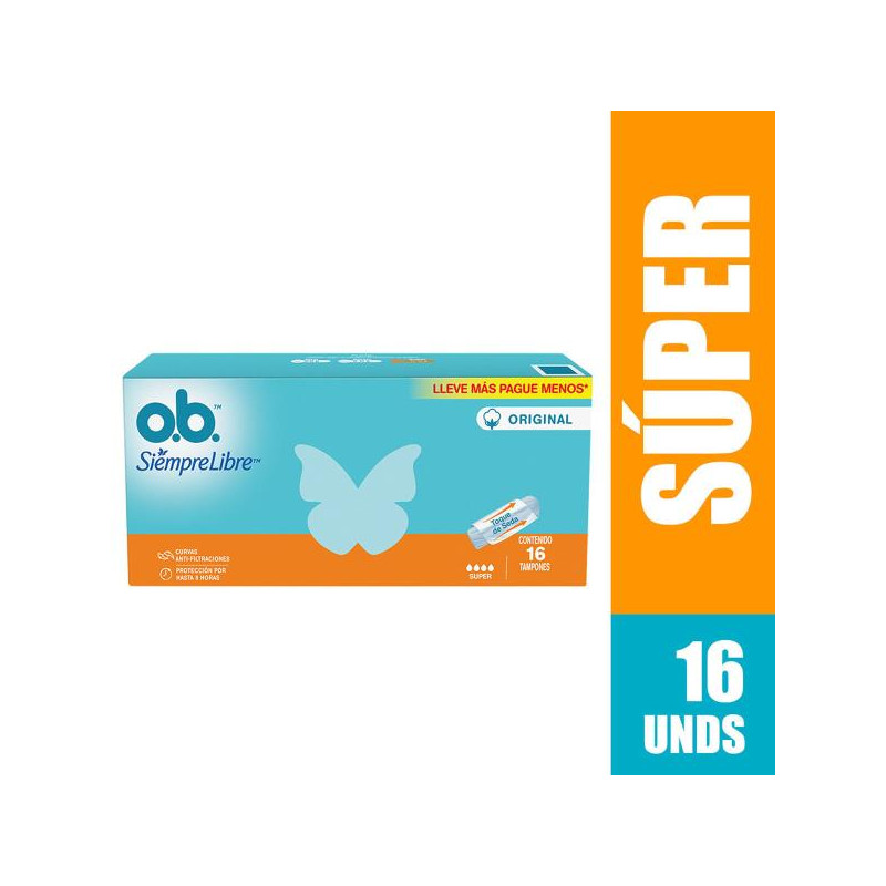 TAMPON OB ORIGINAL SUPER 16 UDS 