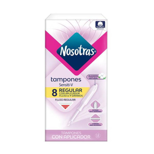 TAMPON NOS.C.APLI.REG.SENSITI-V 8 UDS 