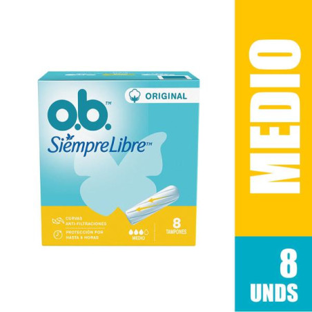 TAMPON OB DIGITAL ORIGINAL MEDIO 8 UND 