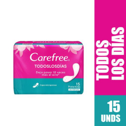 PROT.CAREFREE TODOS LOS DIAS 15 UDS PROTECTORES