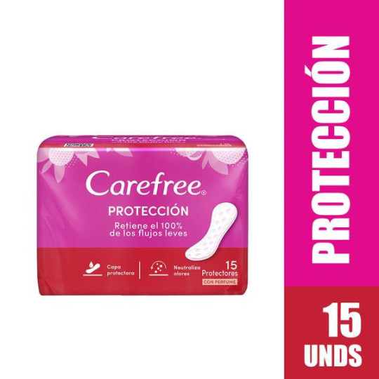 PROT.CAREFREE REGULAR 15 UDS PROTECTORES