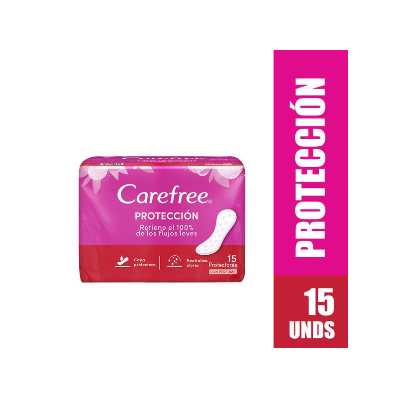 PROT.CAREFREE REGULAR 15 UDS PROTECTORES