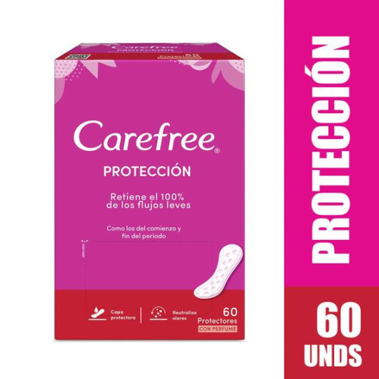 PROT.CAREFREE REGULAR 60 UDS PROTECTORES