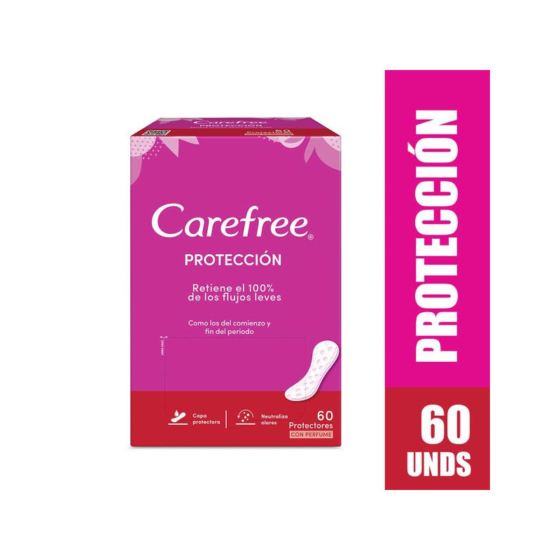 PROT.CAREFREE REGULAR 60 UDS PROTECTORES