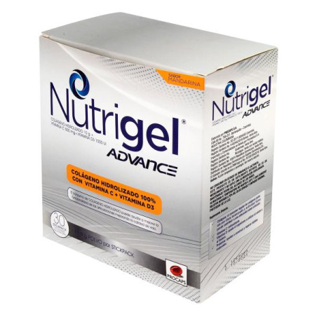 NUTRIGEL ADVANCE MANDARINA 30 UDS PC COLAGENASA