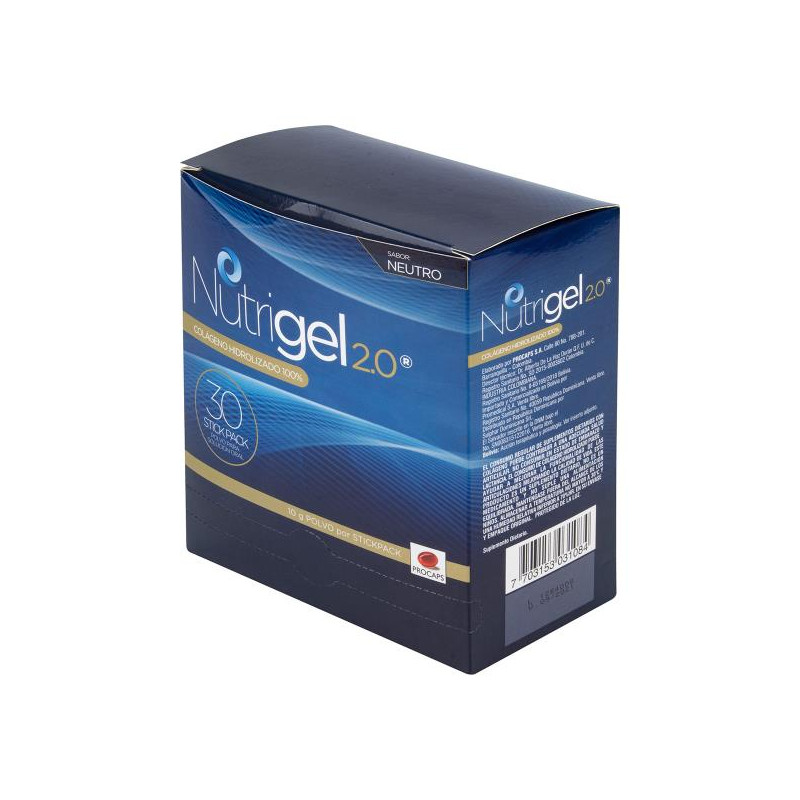 NUTRIGEL 2.0 NEUTRO 30 SOBRES (DA) PROTEINAS Y CARBOHIDRATOS