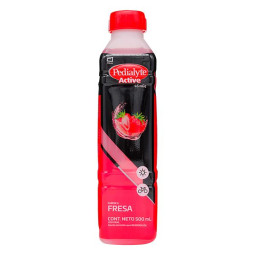 PEDIALYTE CON ZINC 45 FRESA 500 ML SODIO-POTACIO-CALCIO-MAGNESIO.