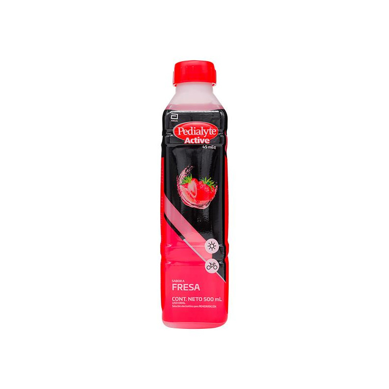 PEDIALYTE CON ZINC 45 FRESA 500 ML SODIO-POTACIO-CALCIO-MAGNESIO. PEDIALYTE CON ZINC 45 FRESA 500 ML SODIO-POTACIO-CALCIO-MAGNESIO.