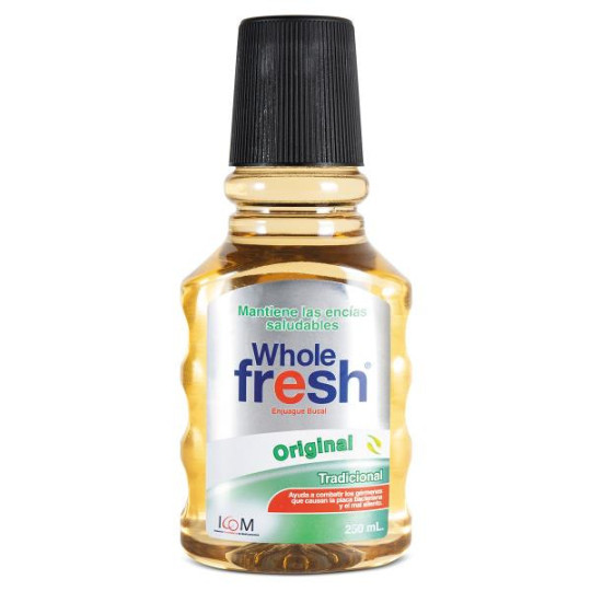 ENJUAGUE WHOLE FRESH ORIGINAL 250 ML (PUMCV)