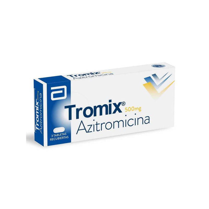 TROMIX 500 MG 3 TABLETAS (DA) AZITROMICINA