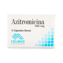 AZITROMICINA 500 MG CAJA 3 CAP PC AZITROMICINA