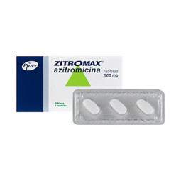ZITROMAX 500 MG 3 TABLETAS (DA)(A) AZITROMICINA