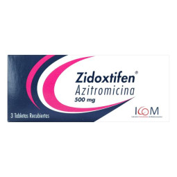 ZIDOXTIFEN 500 MG 3 TAB ICOM (PUMCV) (AZITROMICINA)