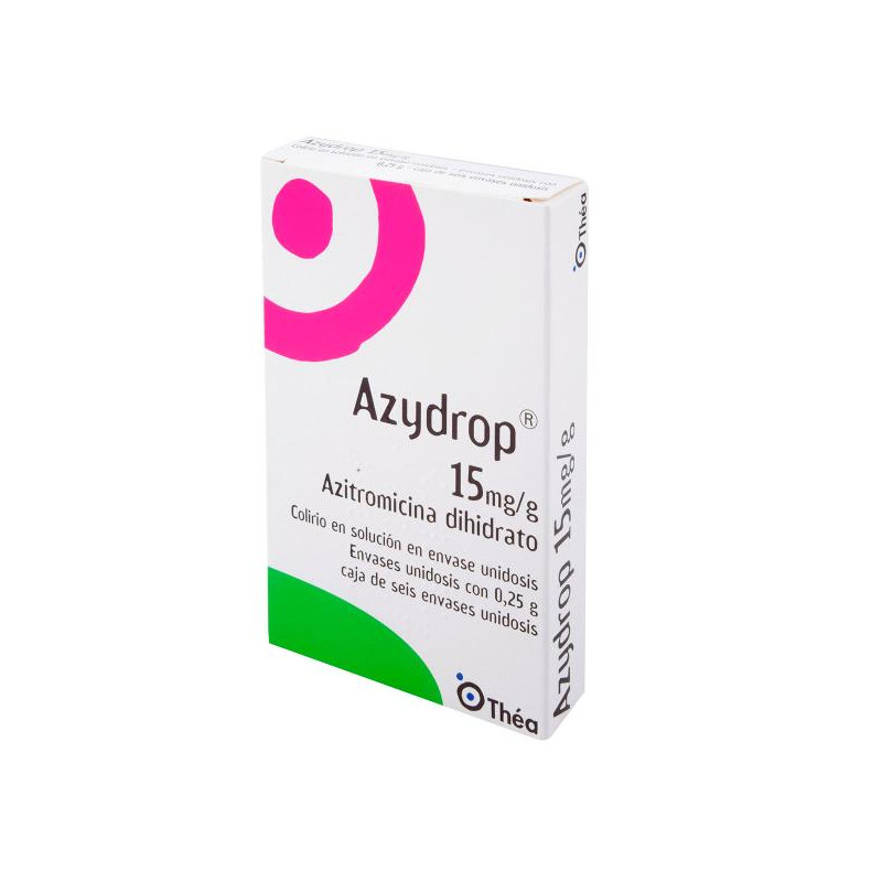 AZYDROP GOTAS 15 MG 6 MONODOSIS (R) AZITROMICINA