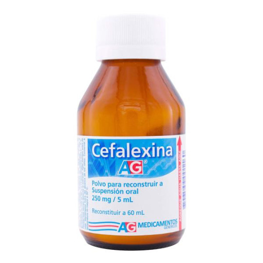 CEFALEXINA 250 MG SUSPENSION 60 ML AG CEFALEXINA CEFALEXINA 250 MG SUSPENSION 60 ML AG CEFALEXINA