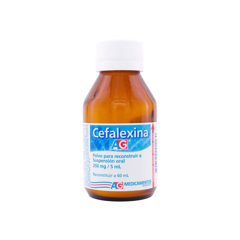 CEFALEXINA 250 MG SUSPENSION 60 ML AG CEFALEXINA CEFALEXINA 250 MG SUSPENSION 60 ML AG CEFALEXINA