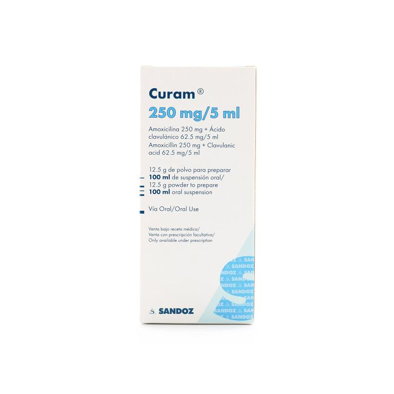 CURAM 250 MG SUSPENSION 100 ML AMOXICILINA ACIDO CLAVULANICO