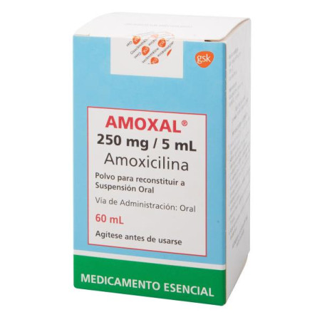 AMOXAL 250 MG SUSPENSION 60 ML AMOXICILINA