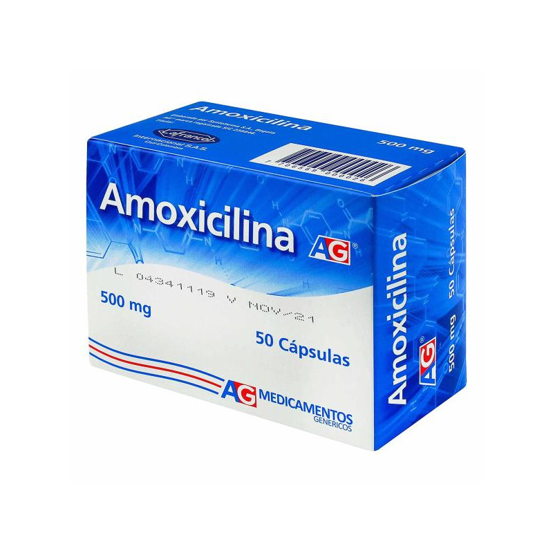 AMOXICILINA 500 MG 50 CAPSULAS AG AMOXICILINA