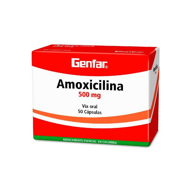 AMOXICILINA 500 MG 50 CAPSULAS GF AMOXICILINA