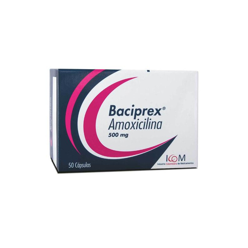 BACIPREX 500 MGS X 50 CAPS ICOM (PUMCV) (AMOXICILINA)