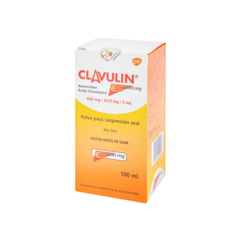 CLAVULIN ES 600 MG 100 ML (DA)(A) AMOXICILINA ACIDO CLAVULANICO