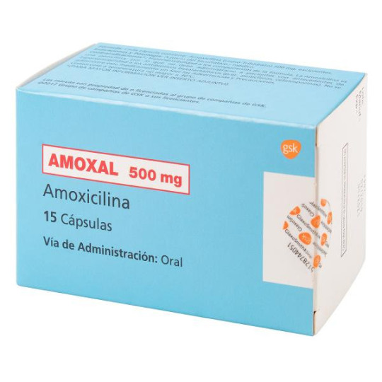 AMOXAL 500 MG 15 CAPSULAS (DA) AMOXICILINA